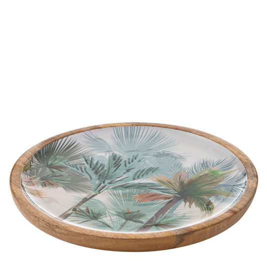 Ladelle Panama Mango Wood Round Platter