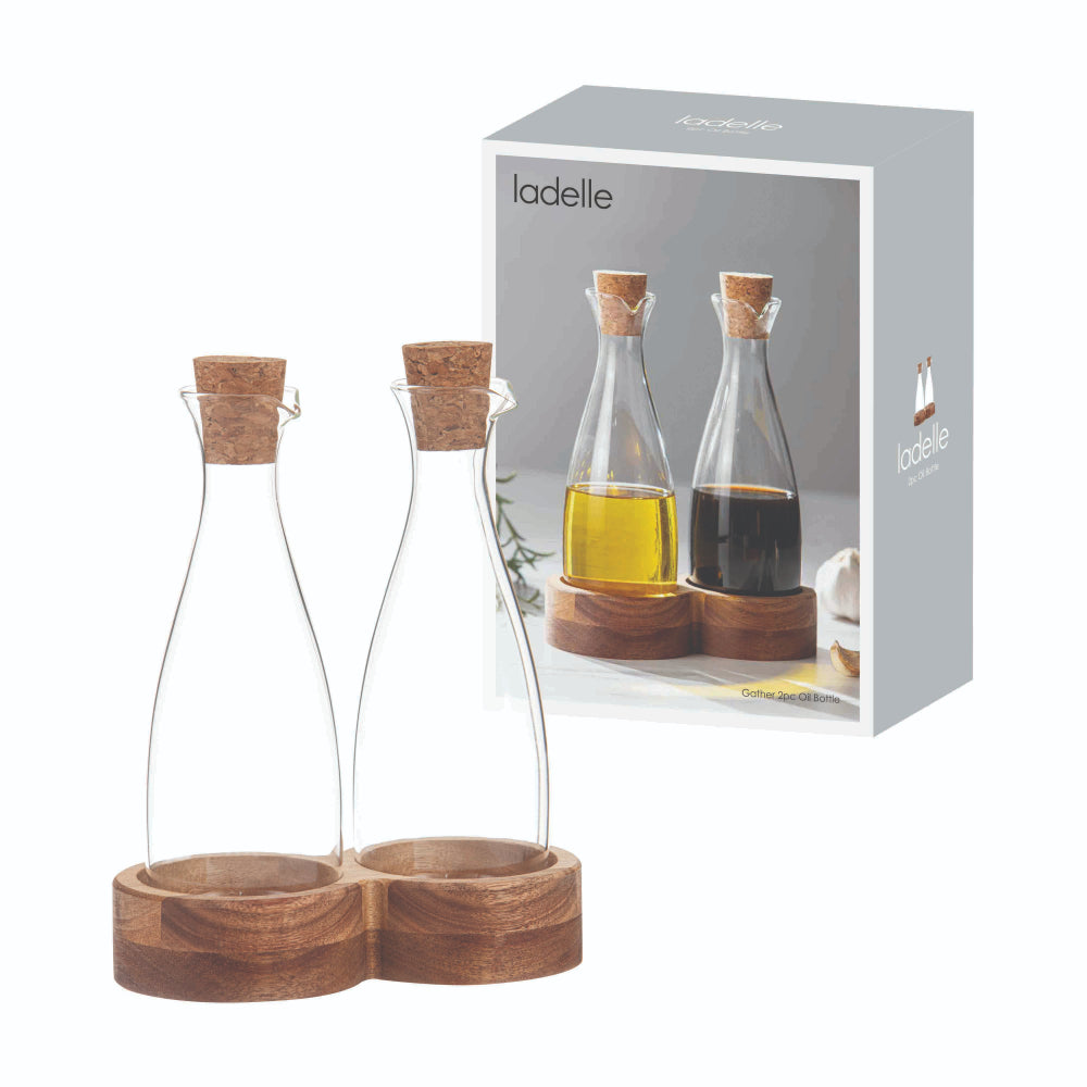 Ladelle Gather Set Of 2 Oil Bottles