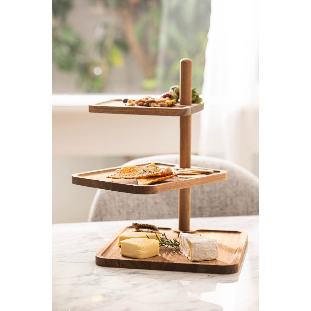 Ladelle Gather Rectangle 3 Tier Serving Tower