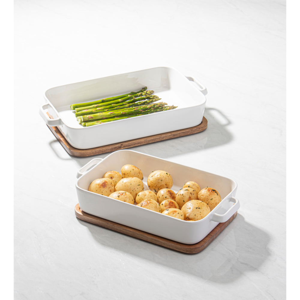 Ladelle Alto Oven To Table Medium Baking Dish With Lid