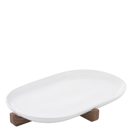Ladelle Alto Oven To Table Oval Dish With Trivet