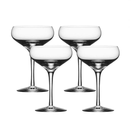 Orrefors More Set Of 4 Coupe Glasses 210ml