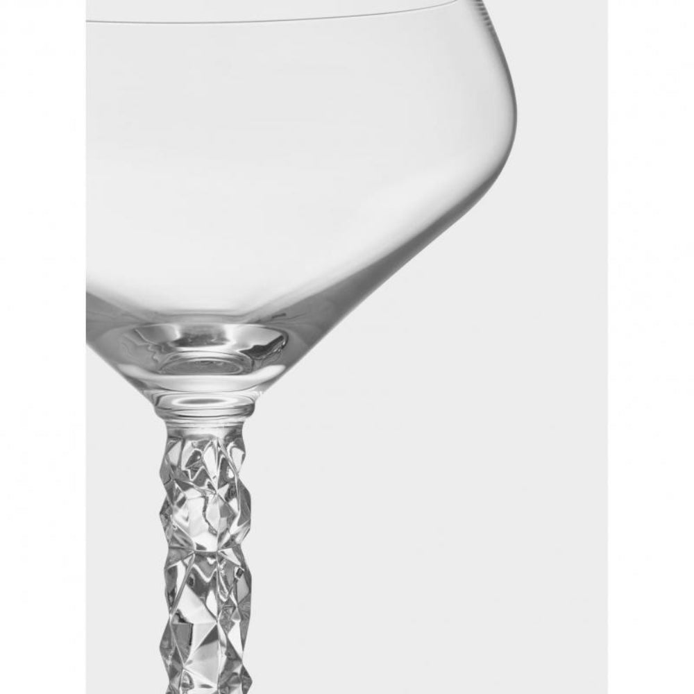 Orrefors Set Of 2 Carat Coupe Glasses 250ml