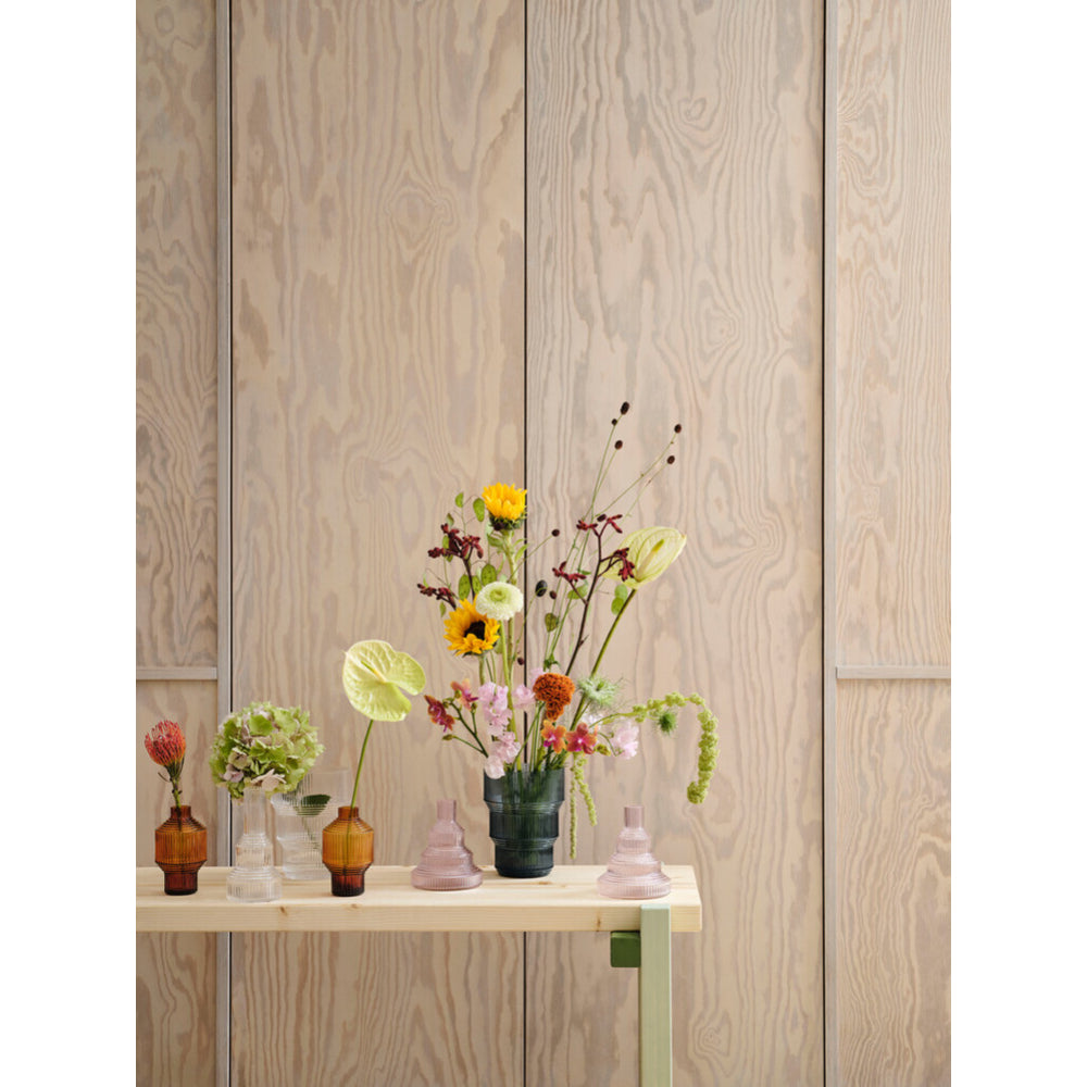Kosta Boda Pavilion Tulip Vase Grey 17.3cm