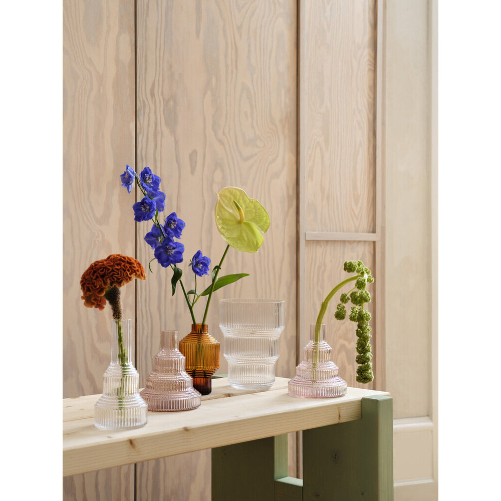 Kosta Boda Pavilion Vase Light Pink 13.4cm