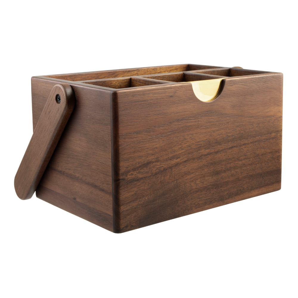 Alfresco Lane Acacia Wood Cutlery Caddy