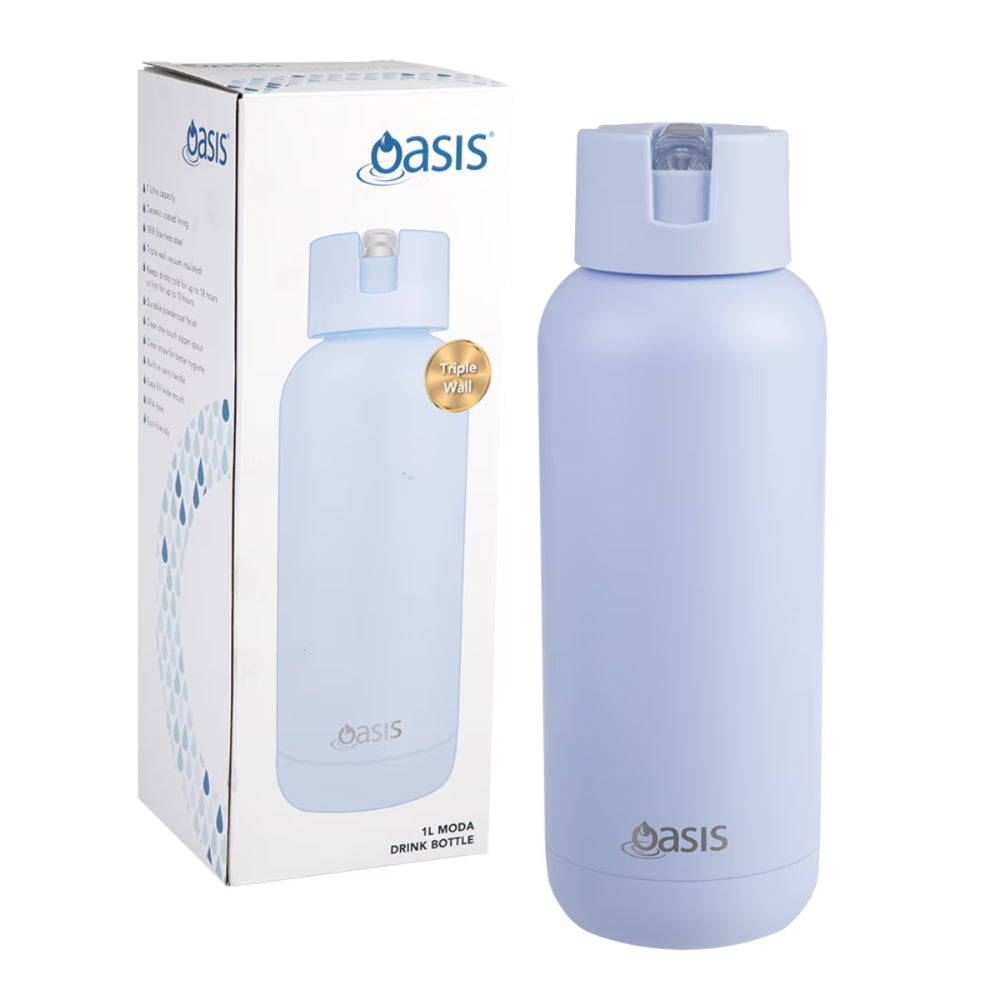 Oasis Moda Triple Wall Insulated Drink Bottle 1L