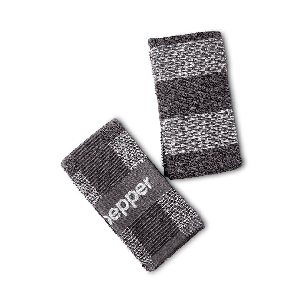 Salt & Pepper Logo Tea Towel Set of 2