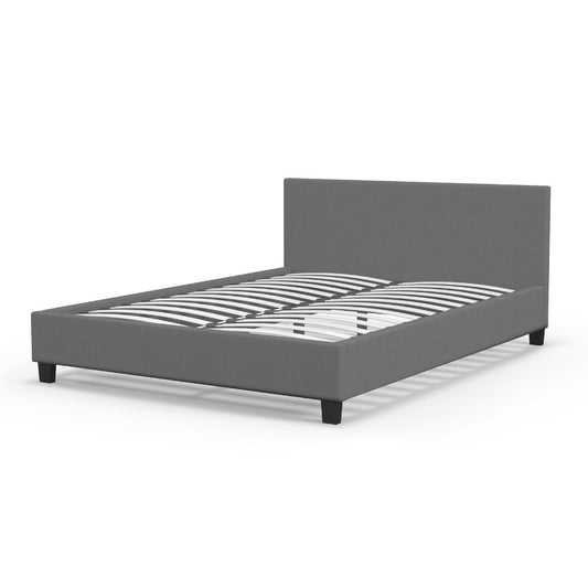 Milano Decor Sienna Luxury Bed With Headboard Grey - House