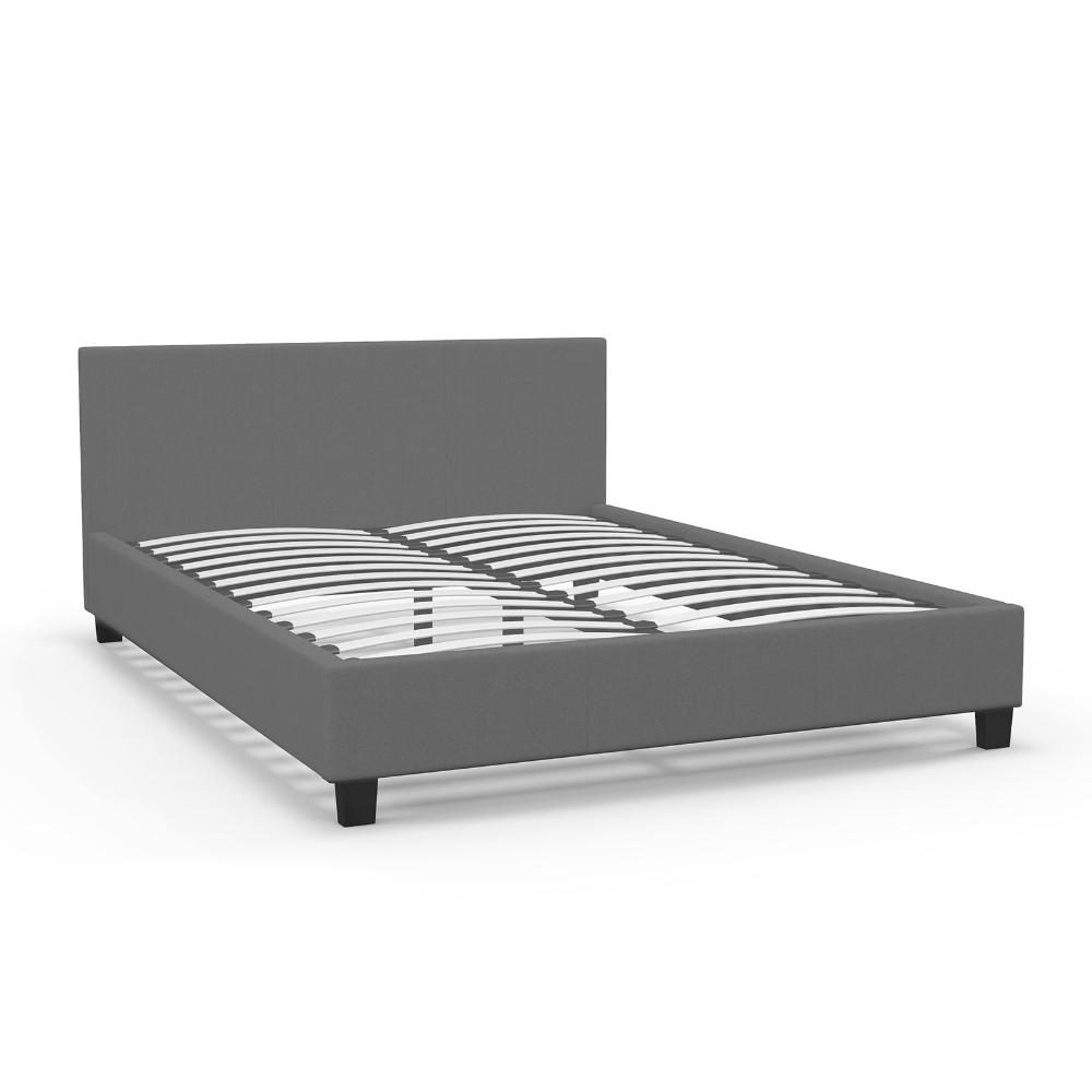 Milano Decor Sienna Luxury Bed With Headboard Grey