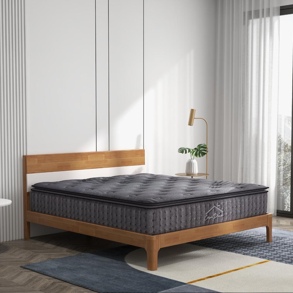 Casa Decor Pillowtop Bamboo Charcoal Pocket Spring  Mattress - House