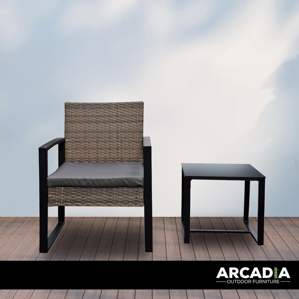 Arcadia Furniture Outdoor Wicker Rattan Patio Set