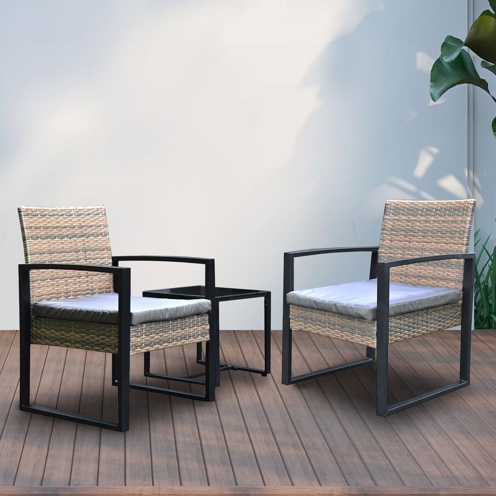 Arcadia Furniture Outdoor Wicker Rattan Patio Set