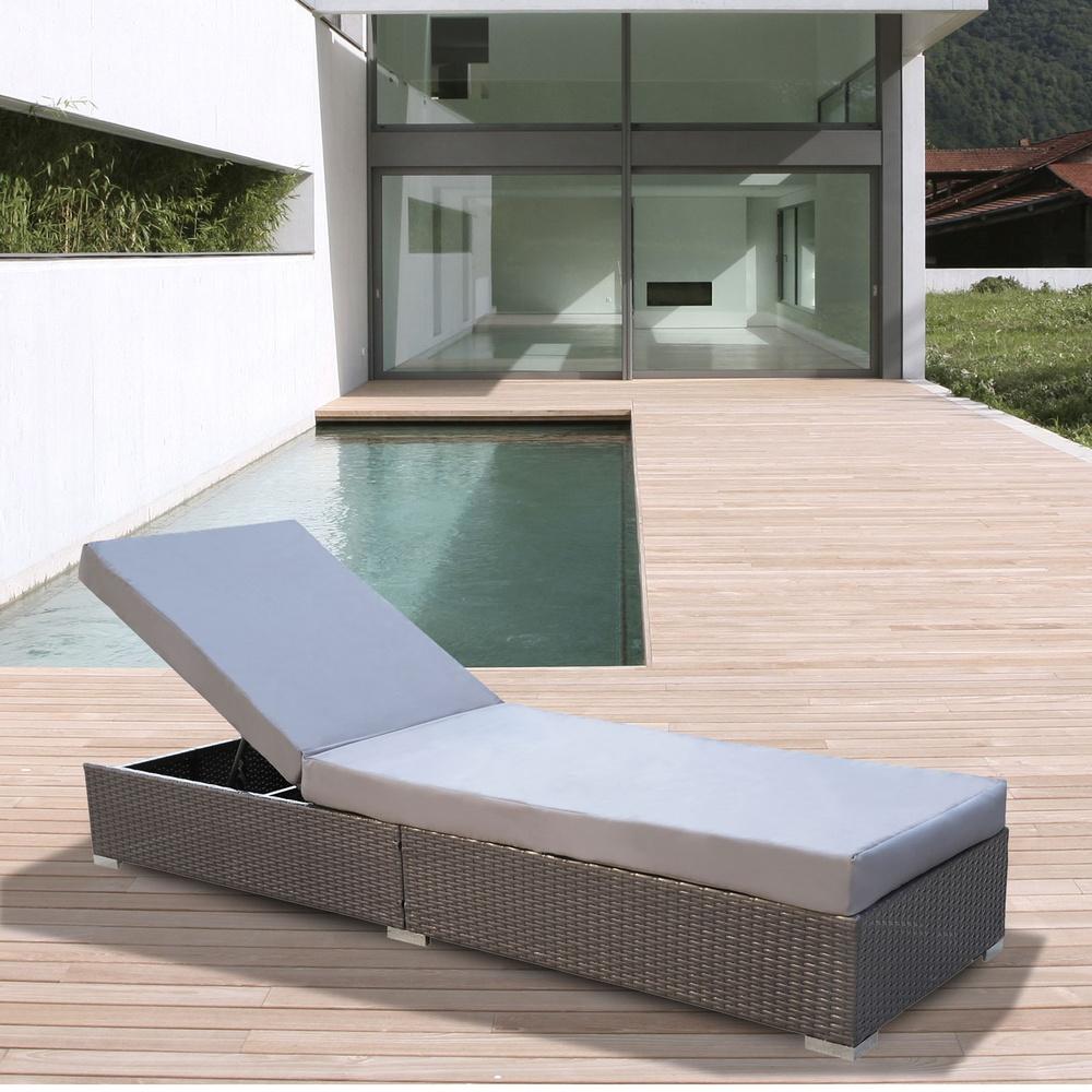 Arcadia Furniture Outdoor Rattan Sunlounge Set