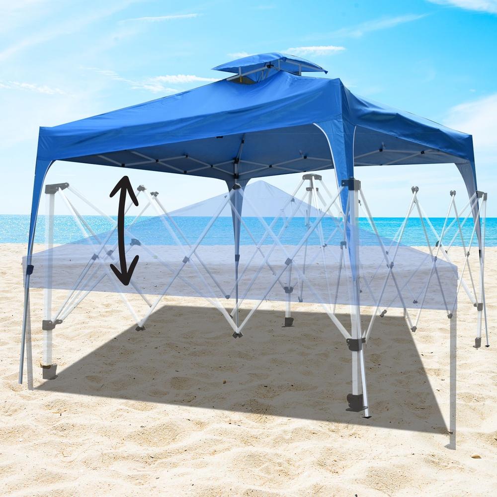 Arcadia Furniture Portable Beach Outdoor Folding Tent 3m Navy
