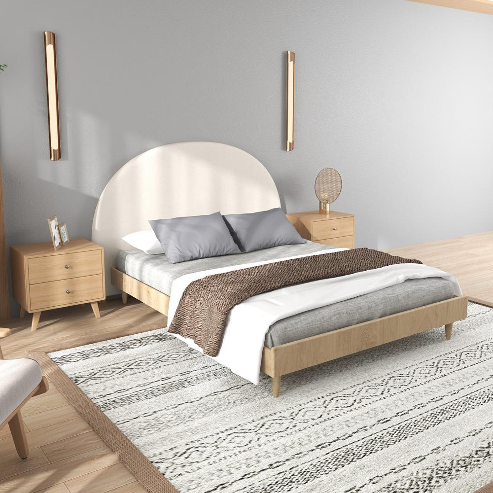 Milano Decor Newark Curved Bedhead Queen