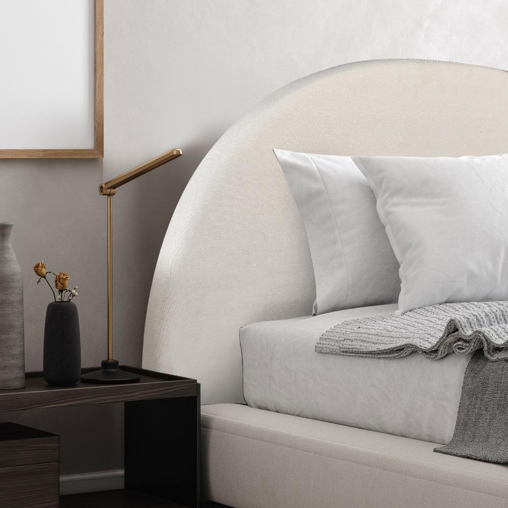 Milano Decor Newark Curved Bedhead Queen
