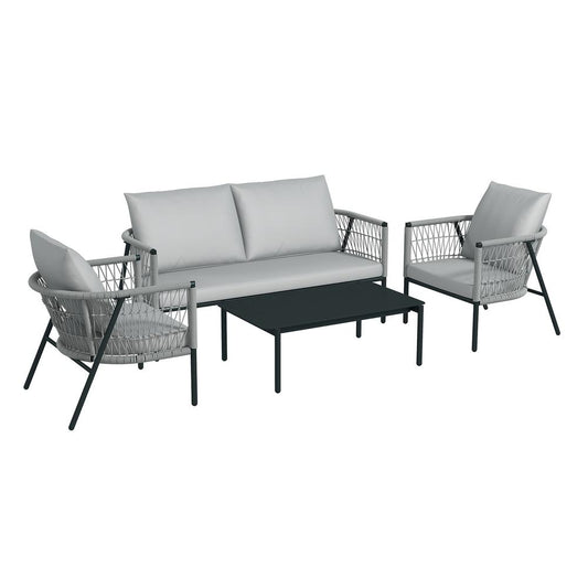 Arcadia Furniture 4 Piece Reims Ensemble Set Grey