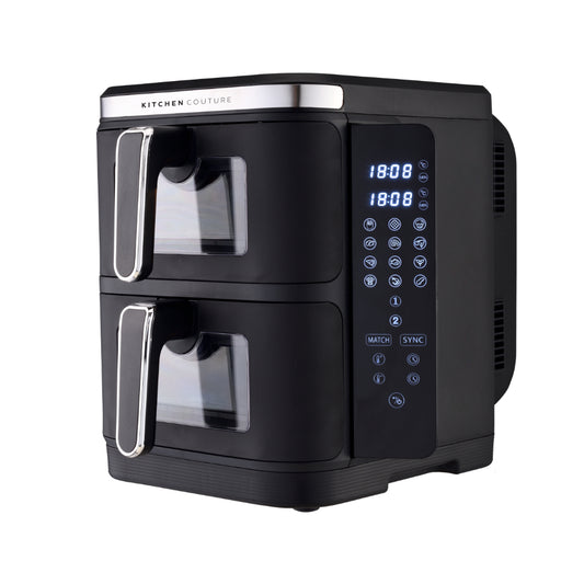 Kitchen Couture Clear View Vertex Dual Draw Air Fryer 11L