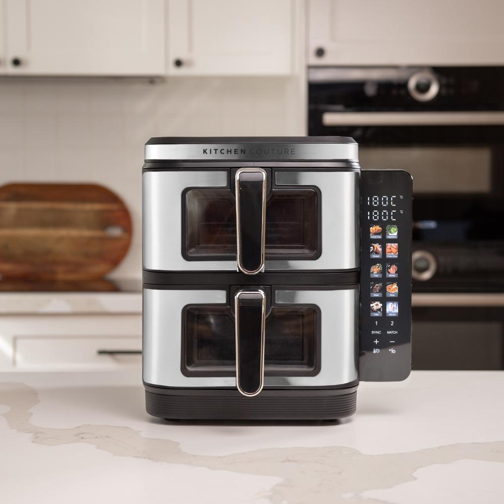Kitchen Couture Clear View Vertex Dual Drawer Air Fryer 11L