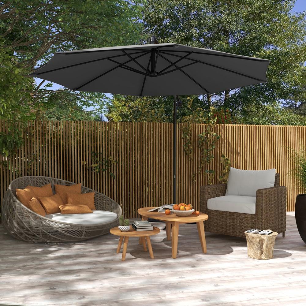 Milano Decor 3m Outdoor Umbrella Cantilever with Protective Cover