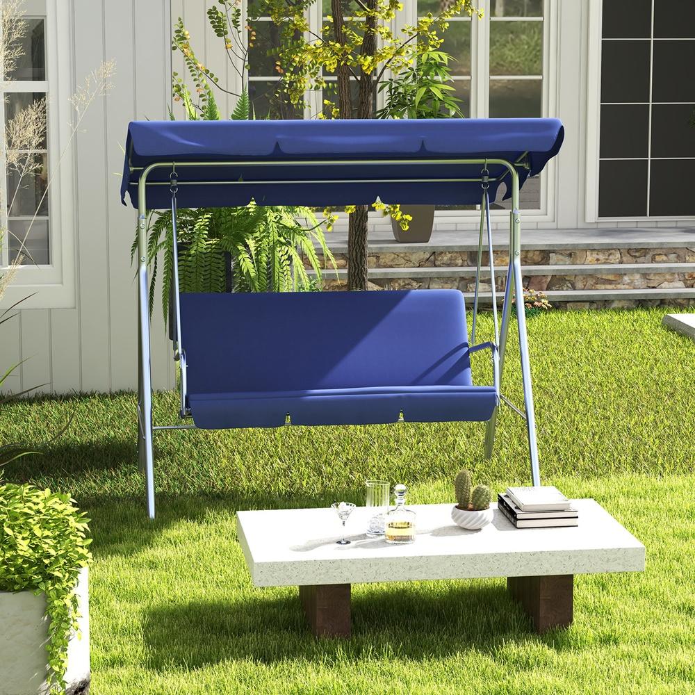 Milano Decor Outdoor 3 Seater Swing Bench Seat