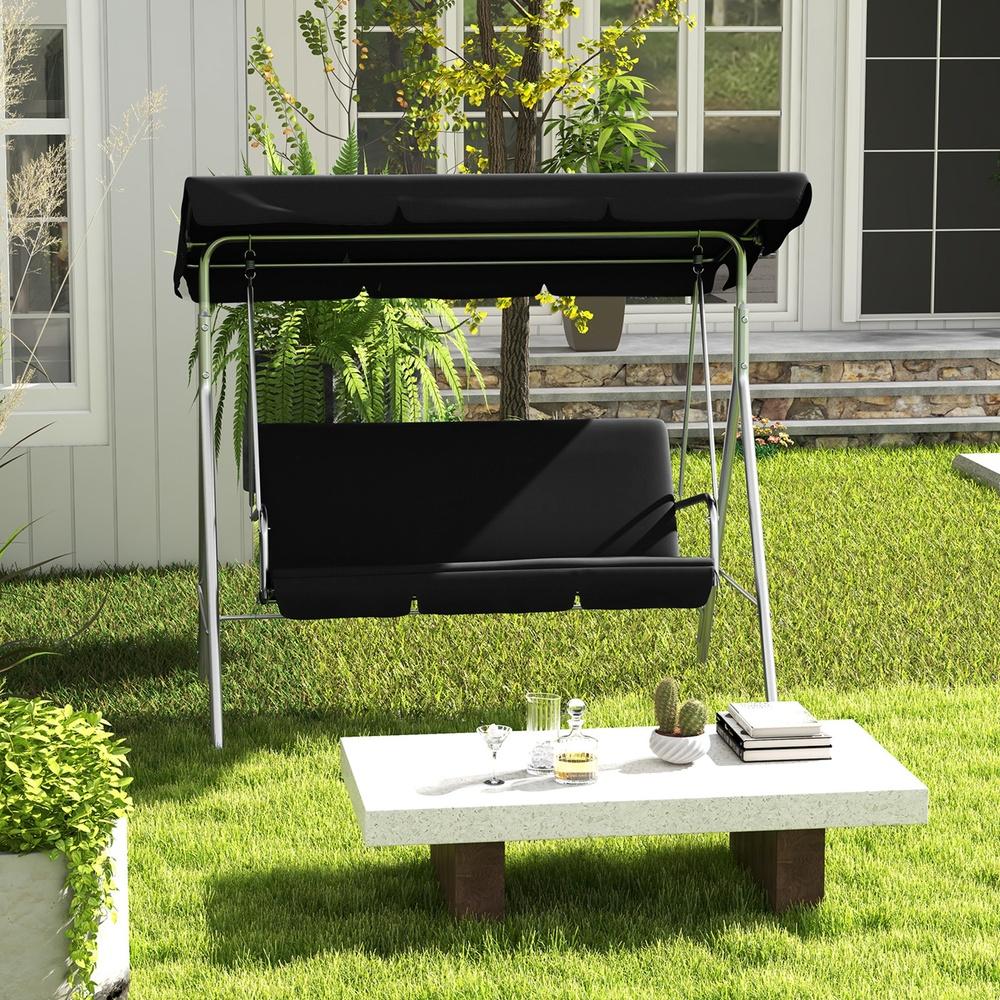 Milano Decor Outdoor 3 Seater Swing Bench Seat