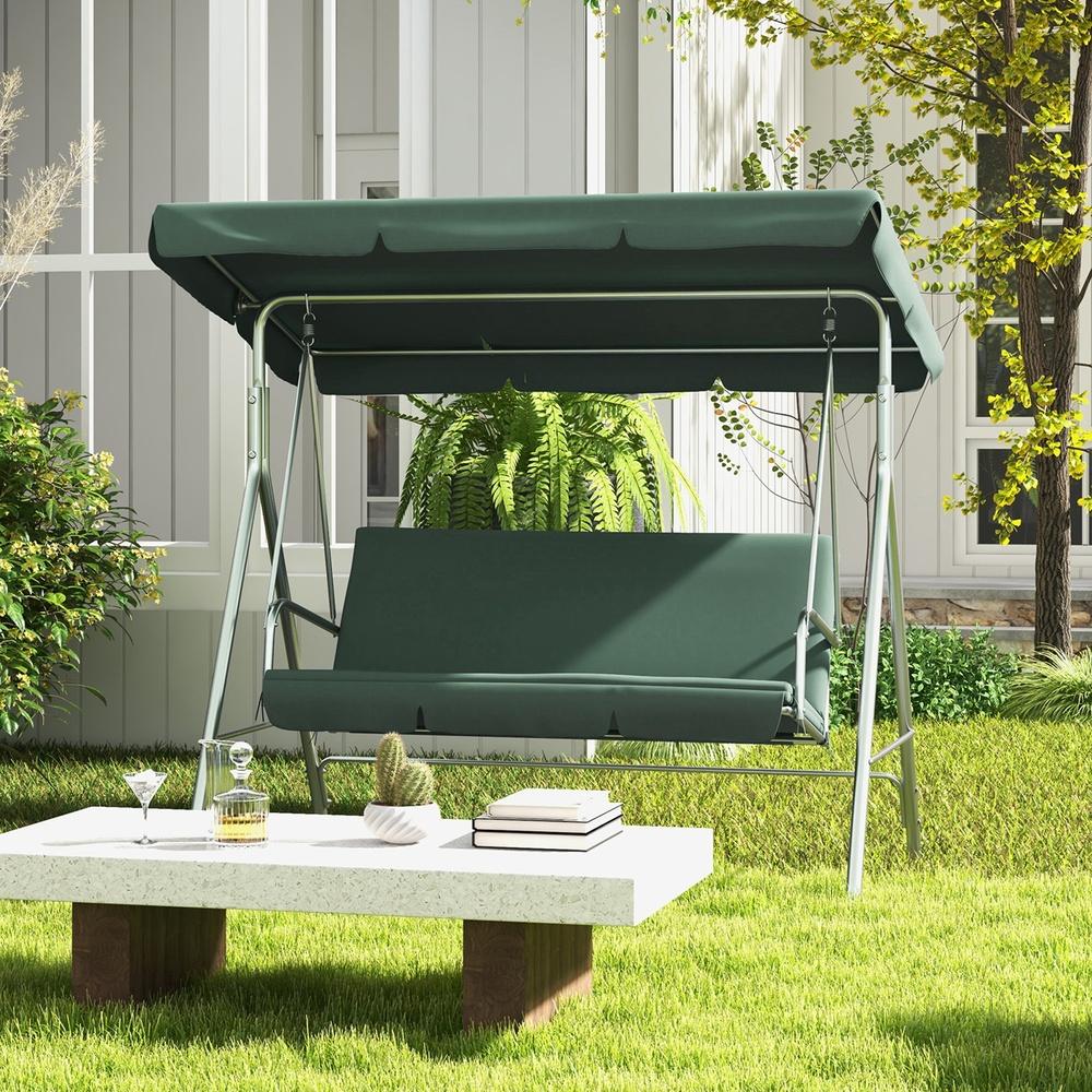 Milano Decor Outdoor 3 Seater Swing Bench Seat