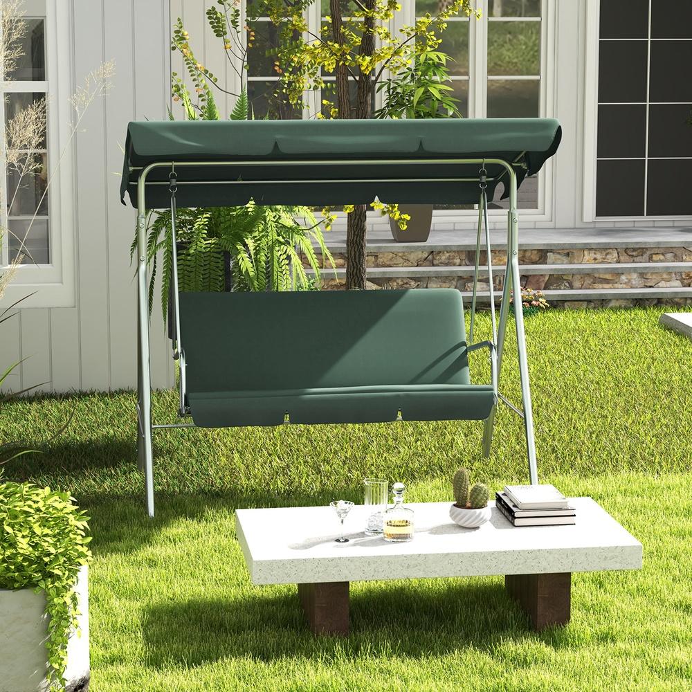 Milano Decor Outdoor 3 Seater Swing Bench Seat