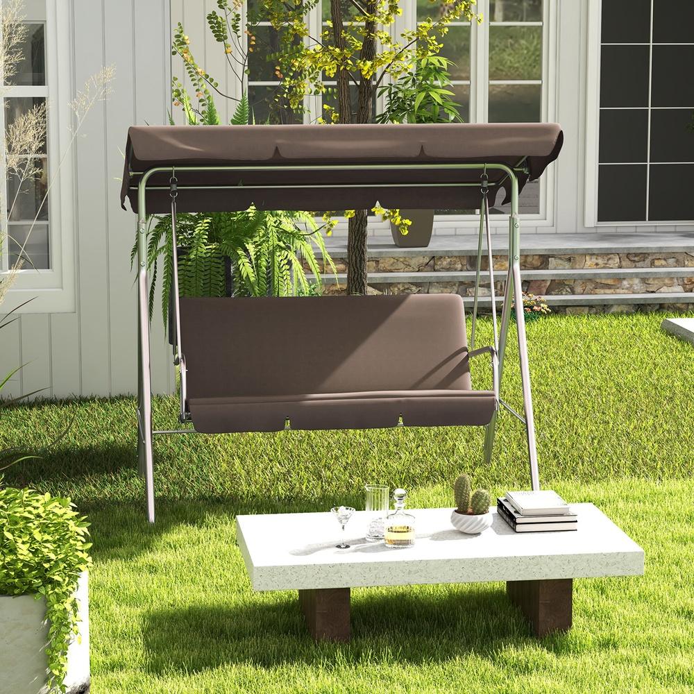 Milano Decor Outdoor 3 Seater Swing Bench Seat