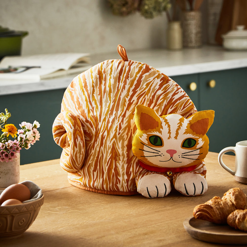 Ulster Weavers Ginger Cat Shaped Tea Cosy