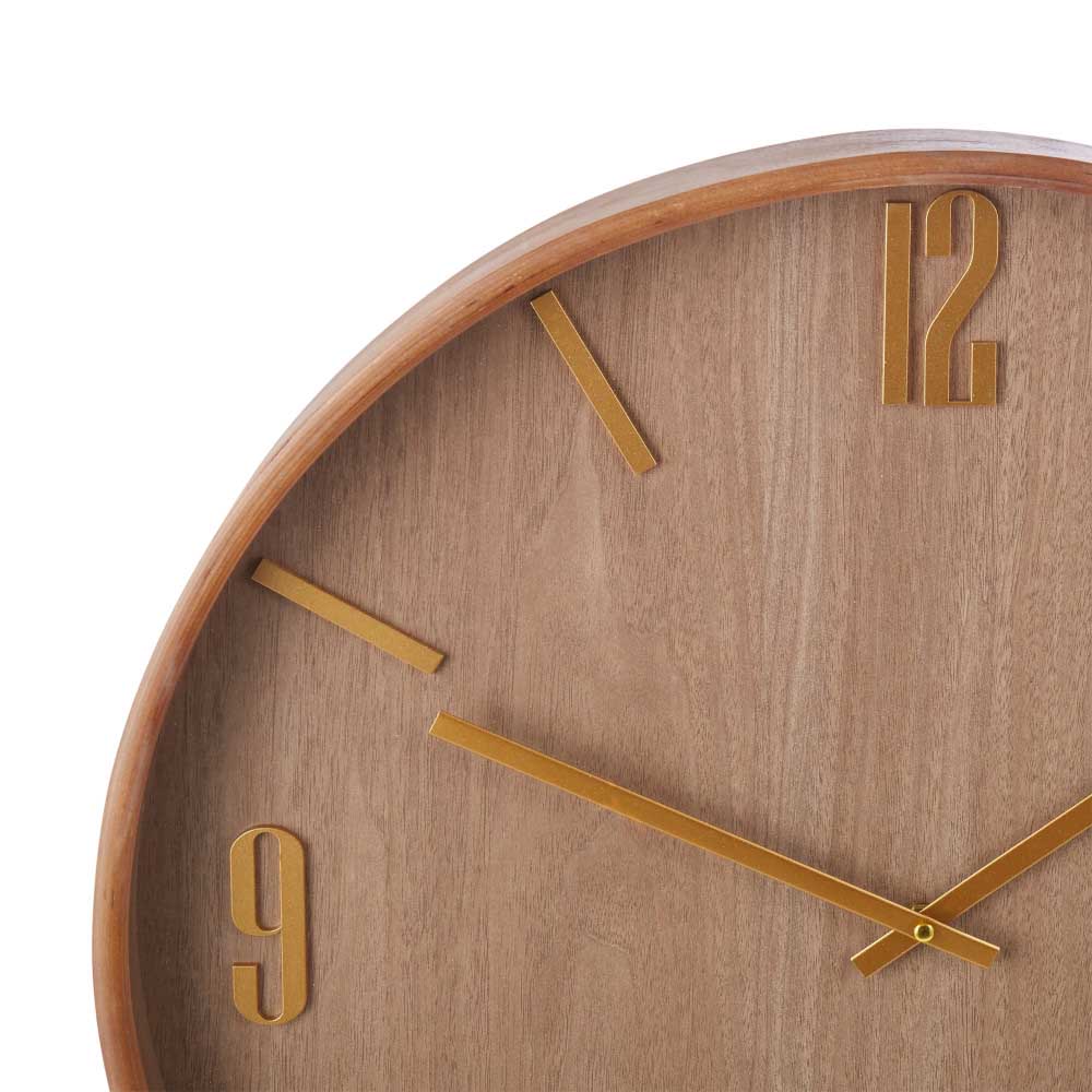 Academy Wood Wall Clock