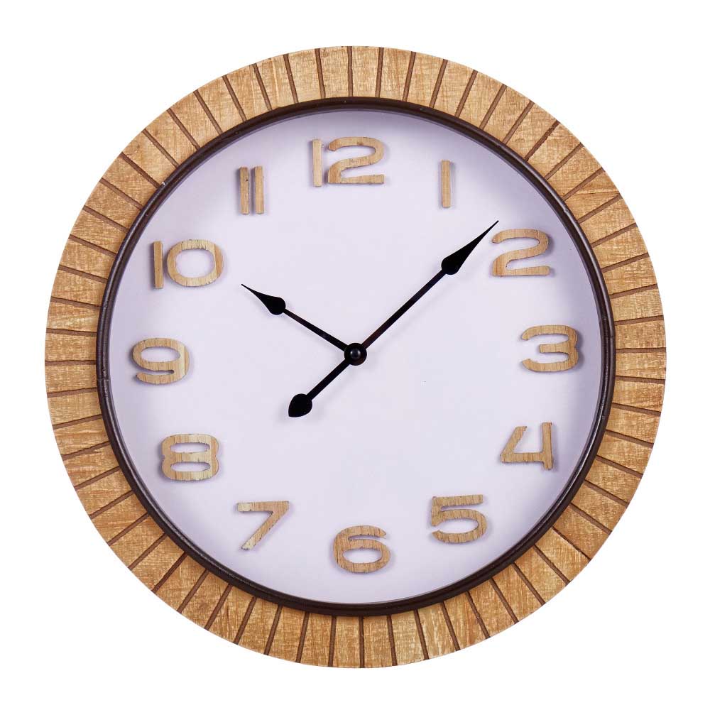 Amalfi Danube Ribbed Wall Clock