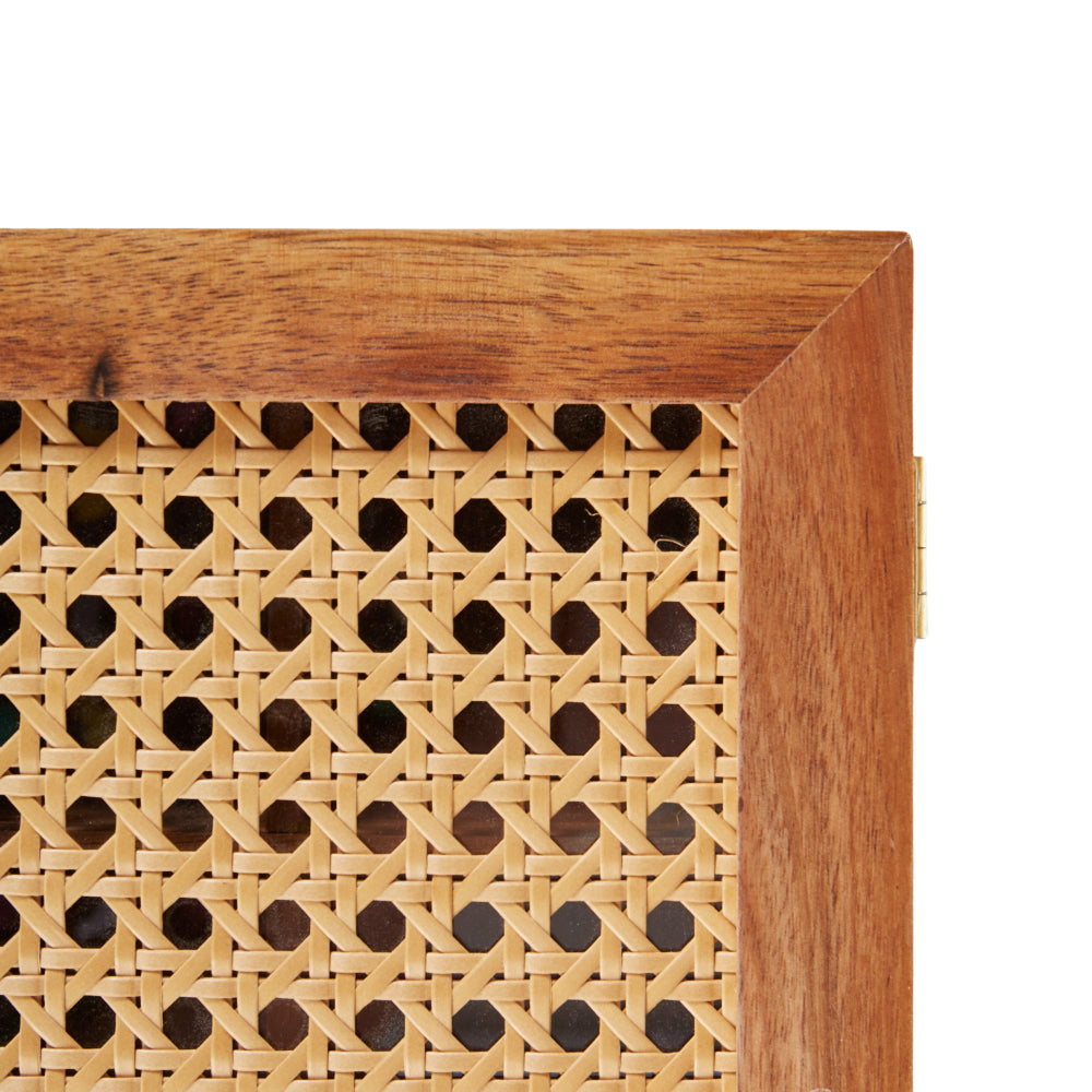 Amalfi Acacia & Rattan Tea Box