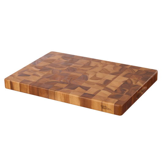 Davis & Waddell Acacia End Grain Cutting Board 50 x 35cm
