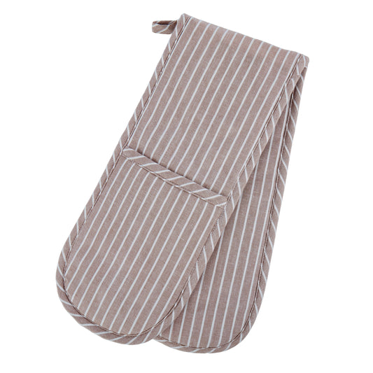 Davis & Waddell Butcher Stripe Double Oven Glove