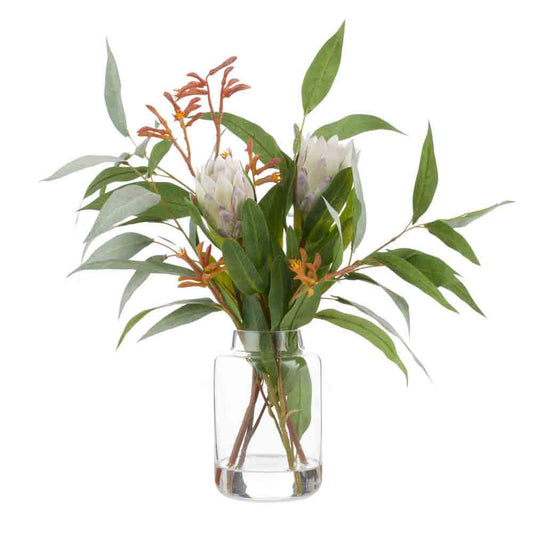 Rogue Protea Kangaroo Paw-Pauline Vase