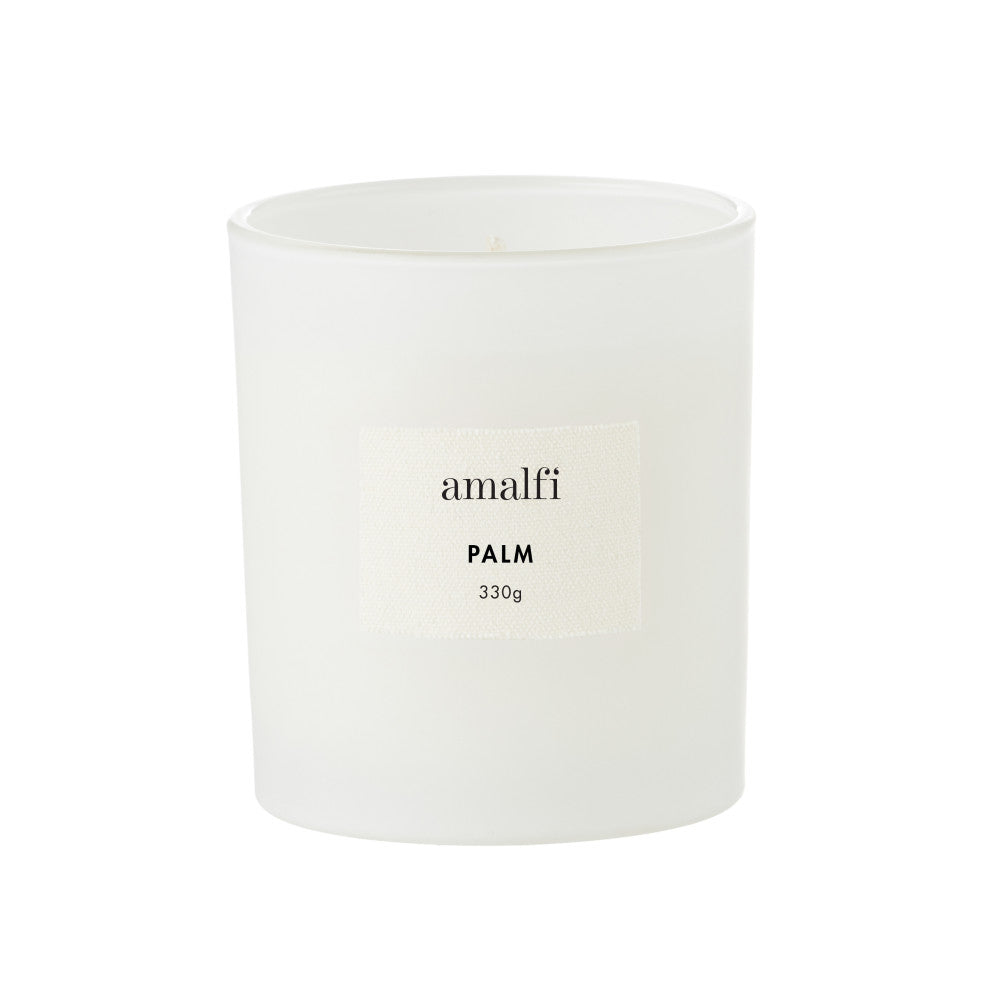 Amalfi Palm Scented Soy Wax Candle 330g