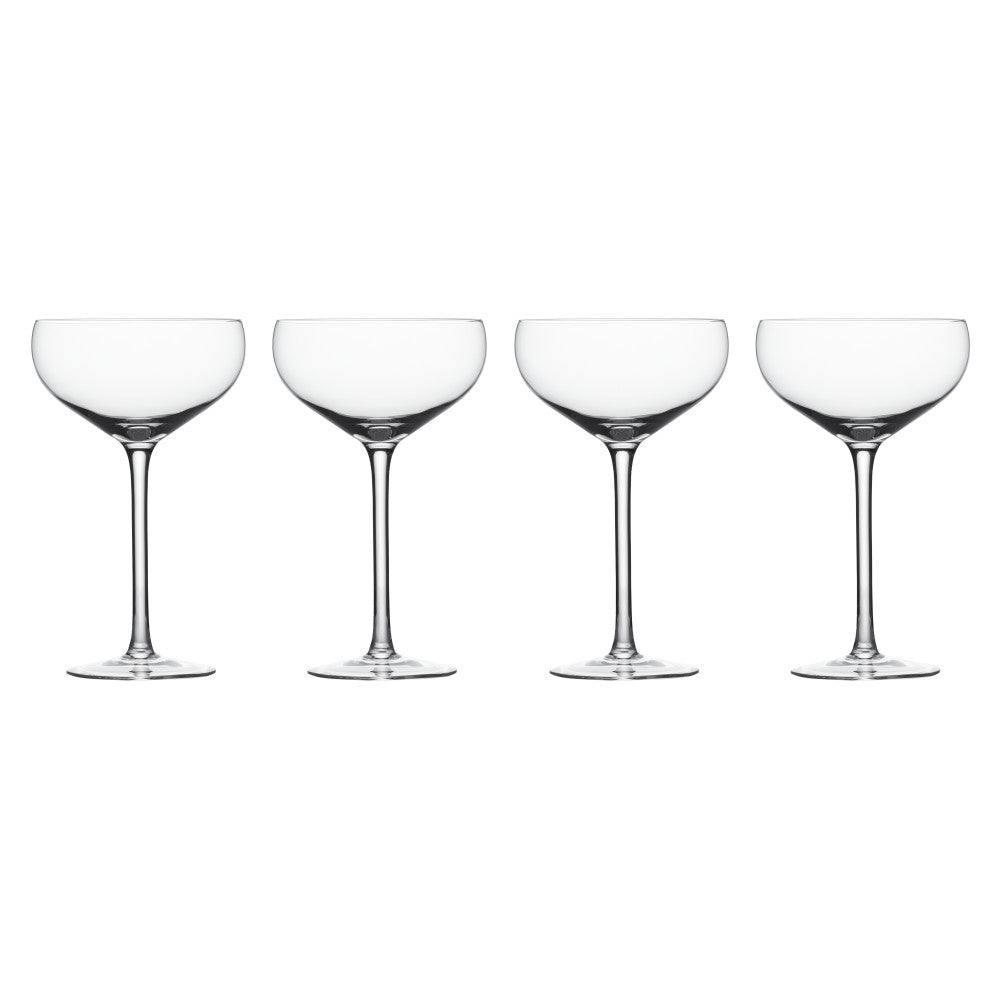 Davis & Waddell Ascot Set Of 4 Champagne Coupes 240ml