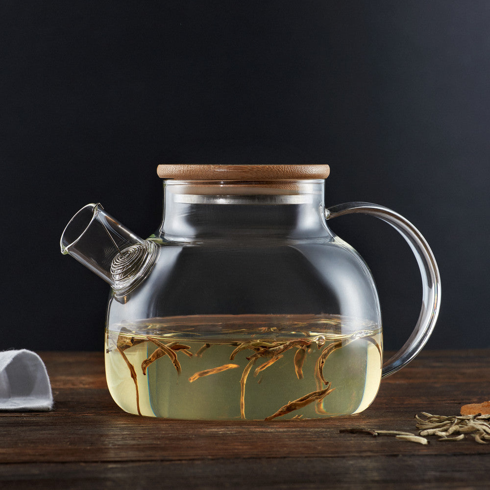 Leaf & Bean Frankie Glass Teapot With Filter 1L