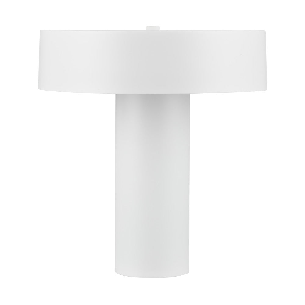 Amalfi Thiago White Metal Table Lamp