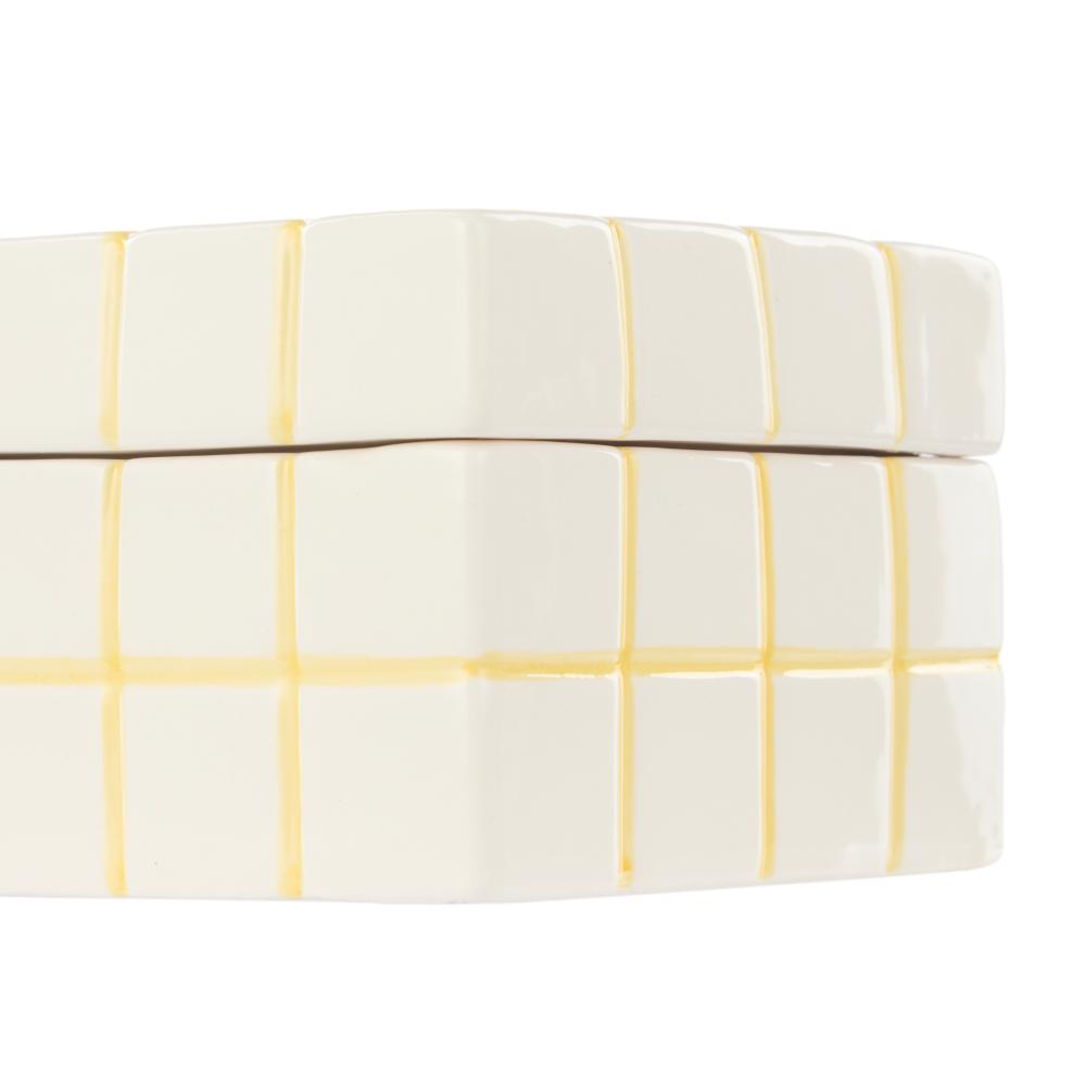 Emporium Lulu Collection Check Box Yellow at House