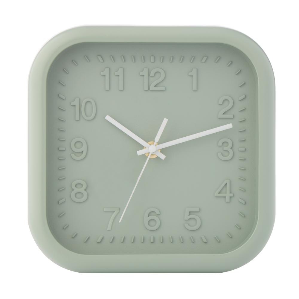 Emporium Nico Mini Wall Clock Square Sage green at House