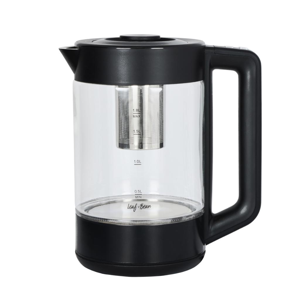 Leaf & Bean Electric Glass Infusion Digital Kettle 1.8L