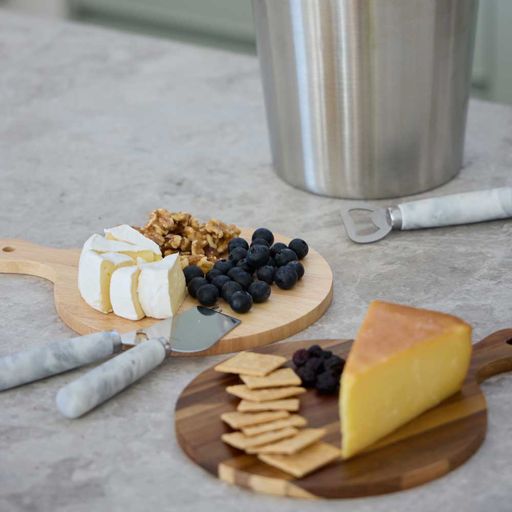 Davis & Waddell Brooklyn Stainless Steel Ice Bucket & 3 Piece Barware Set