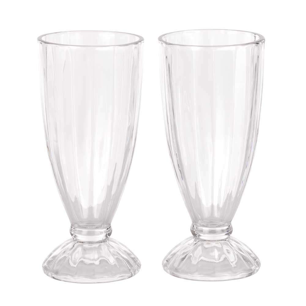 Davis & Waddell Betty Set of 2 Milkshake Glasses 350ml