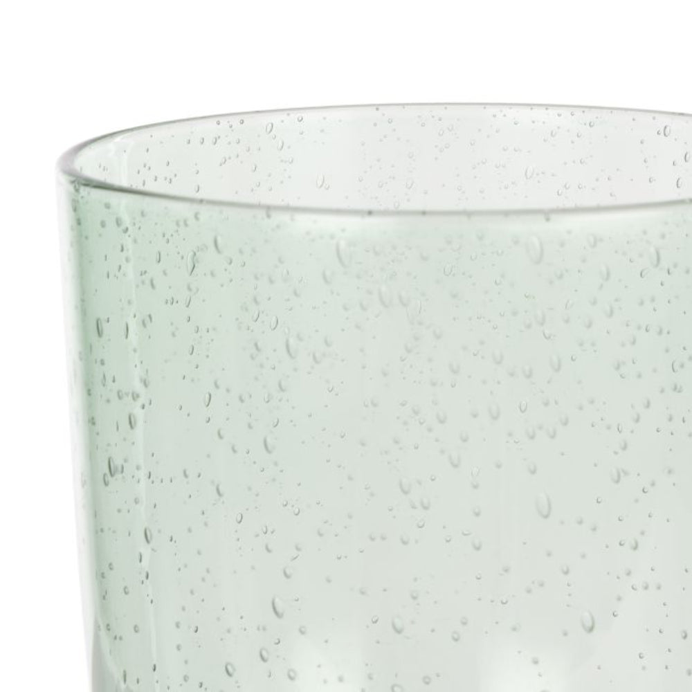 Davis & Waddell Saltara Set Of 4 Bubble Glass Goblets 330ml