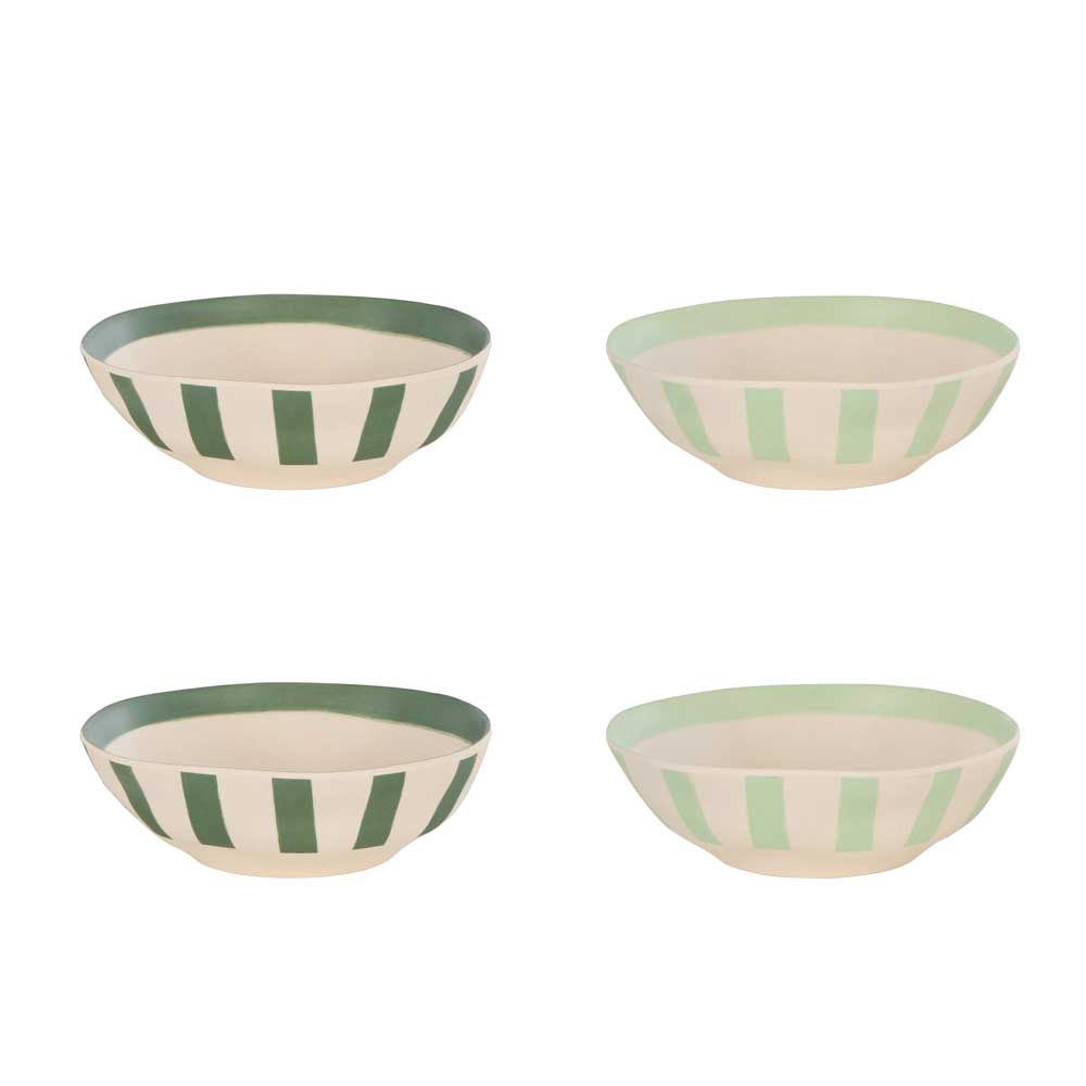 Davis & Waddell Saltara Set of 4 Bamboo Bowls