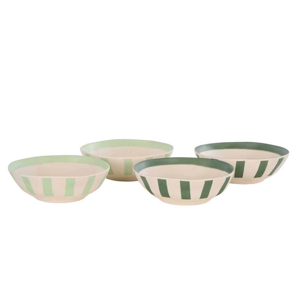 Davis & Waddell Saltara Set of 4 Bamboo Bowls