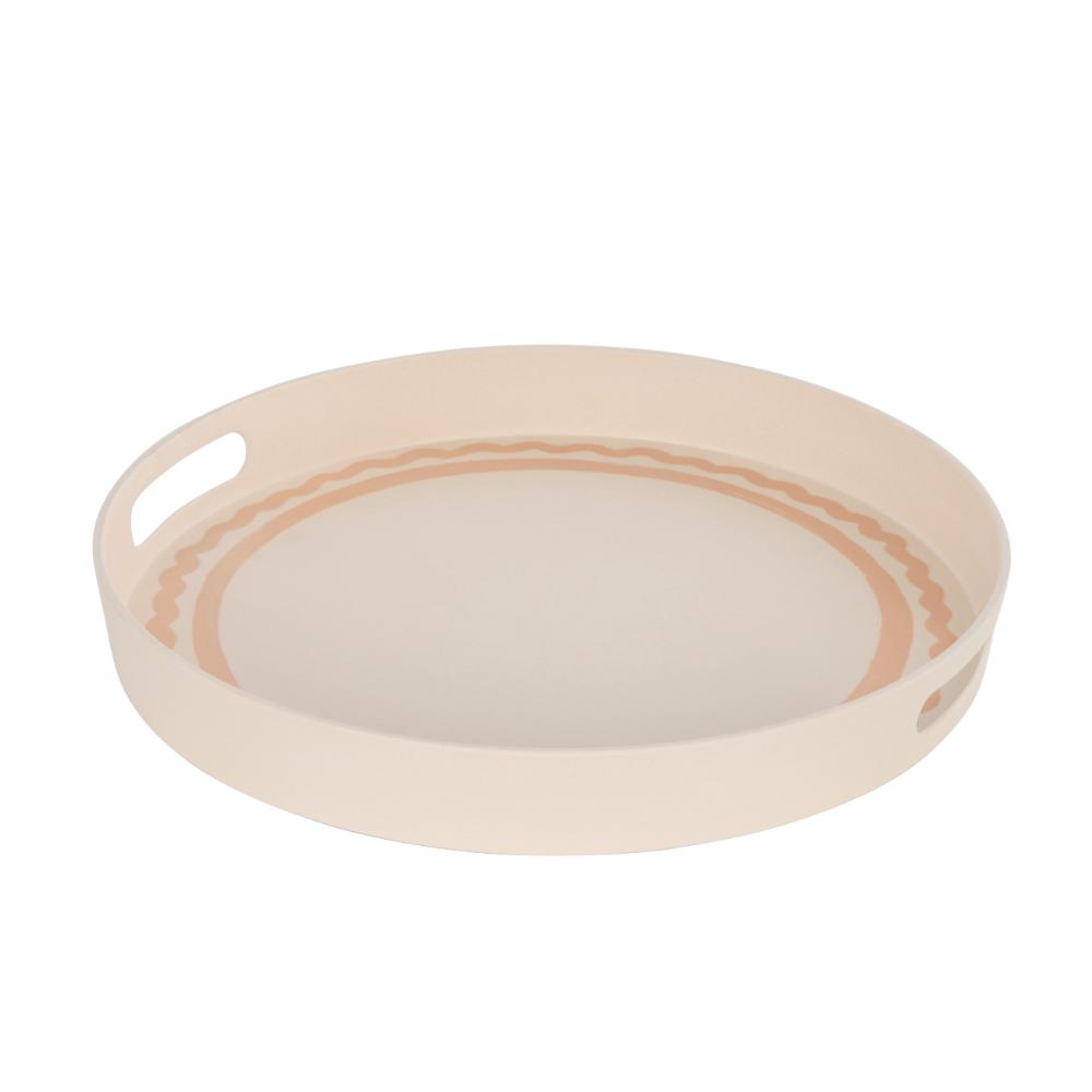 Davis & Waddell Saltara Bamboo Round Serving Tray